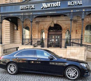 Latest mercedes s class at Bistoll Marriott Hotel